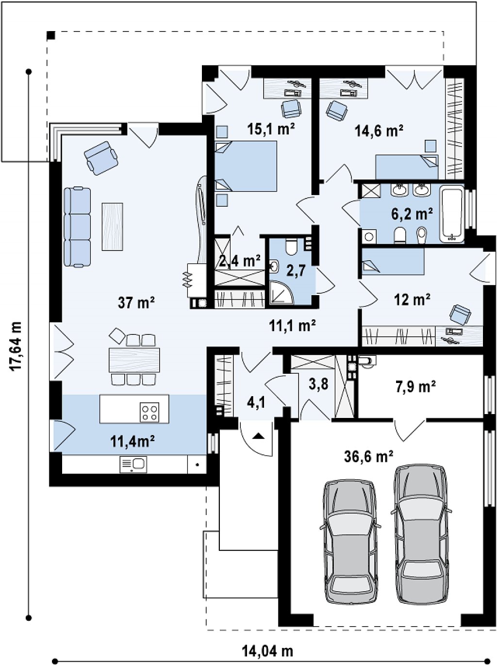 Первый этаж 164,8 м²