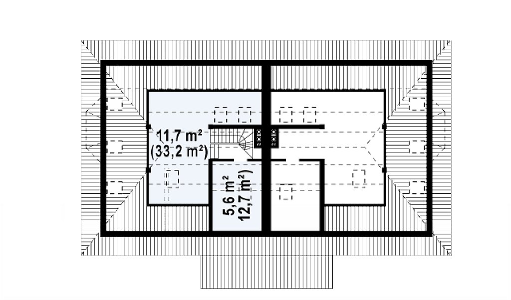 Чердак 44,9 м²