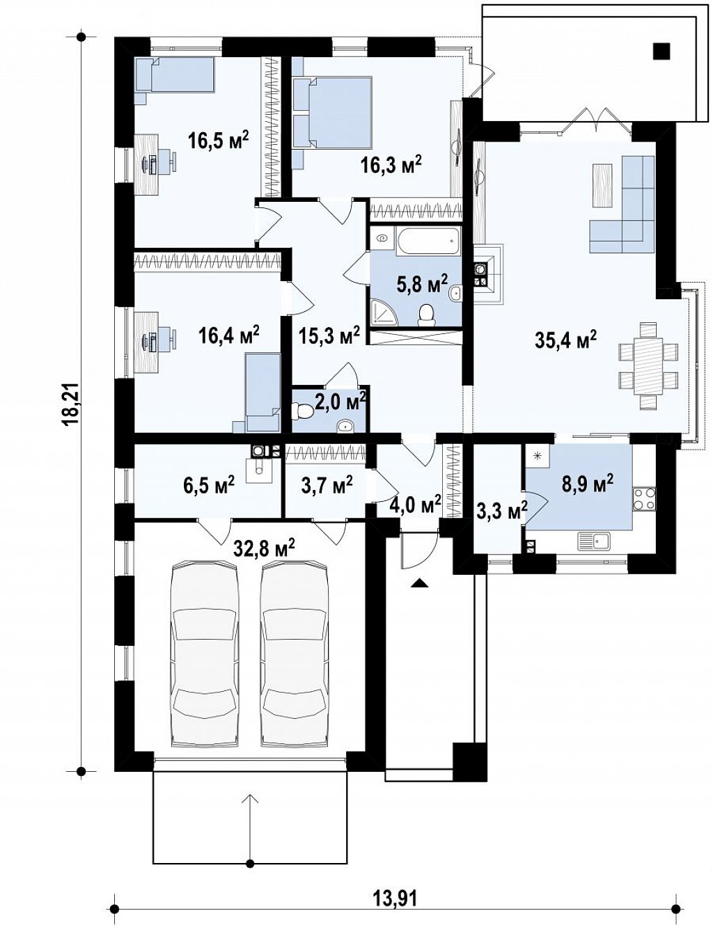 Первый этаж 171,7 м²