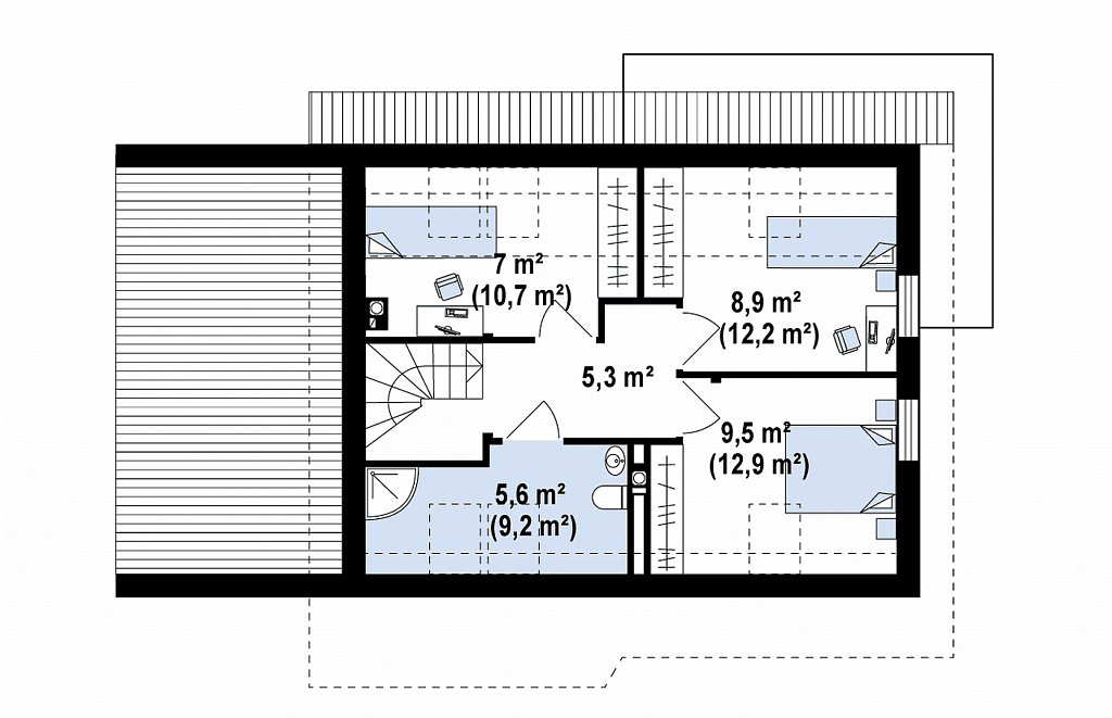 Второй этаж 50,2 м²