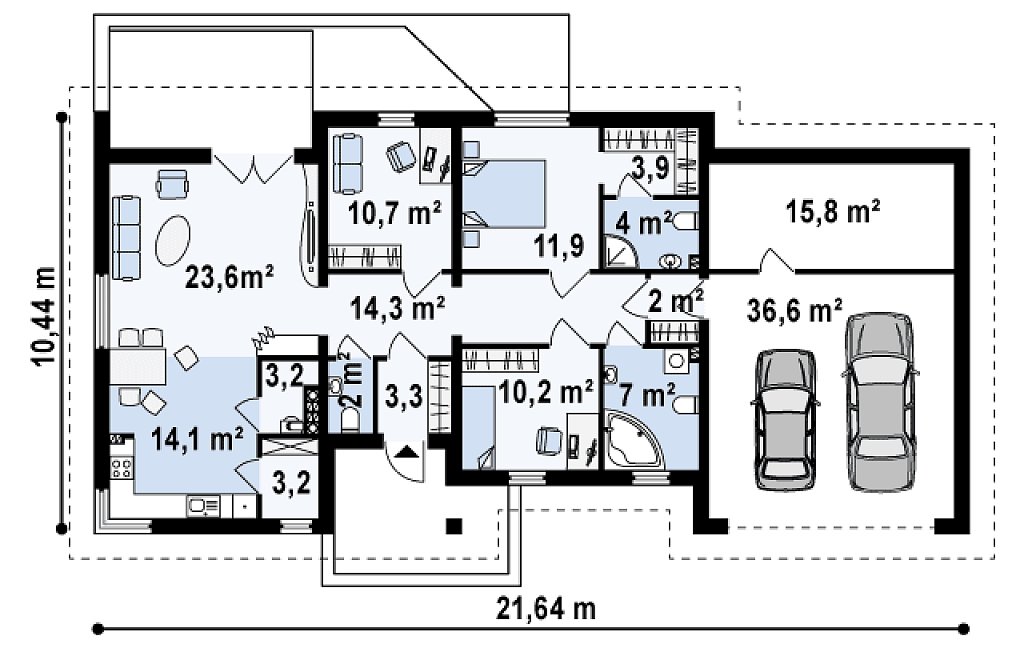 Первый этаж 165,6 м²
