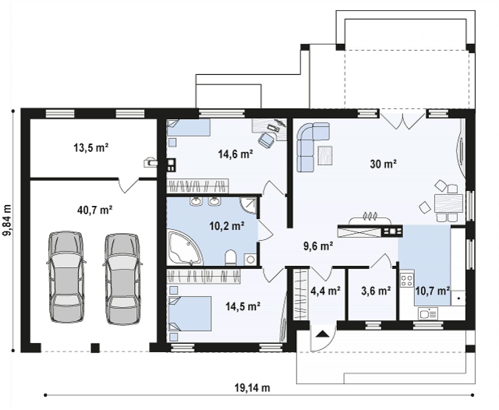 Первый этаж 151,7 м²