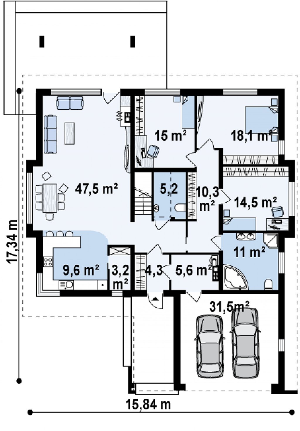Первый этаж 180,8 м²