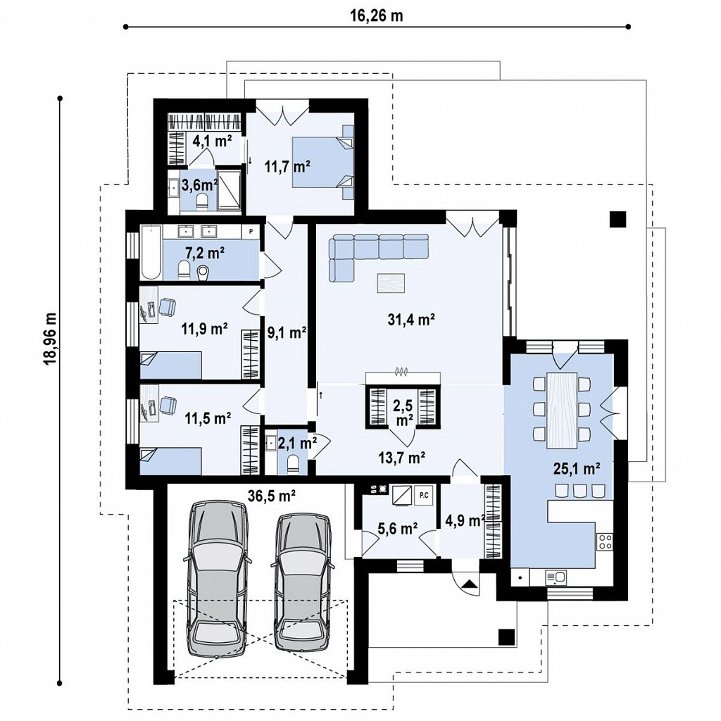 Первый этаж 181,0 м²